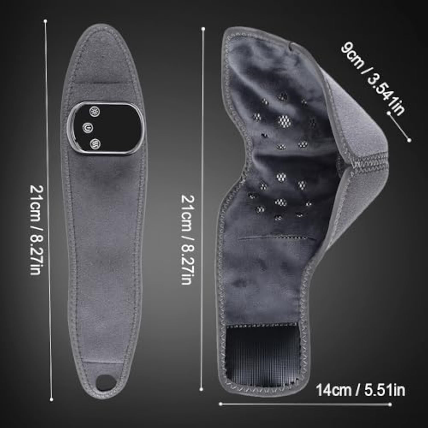 Foot Renew Triple Method Massager, Wireless Heated Foot & Ankle Wrap, Portable Foots Renew Massager(Ankle)