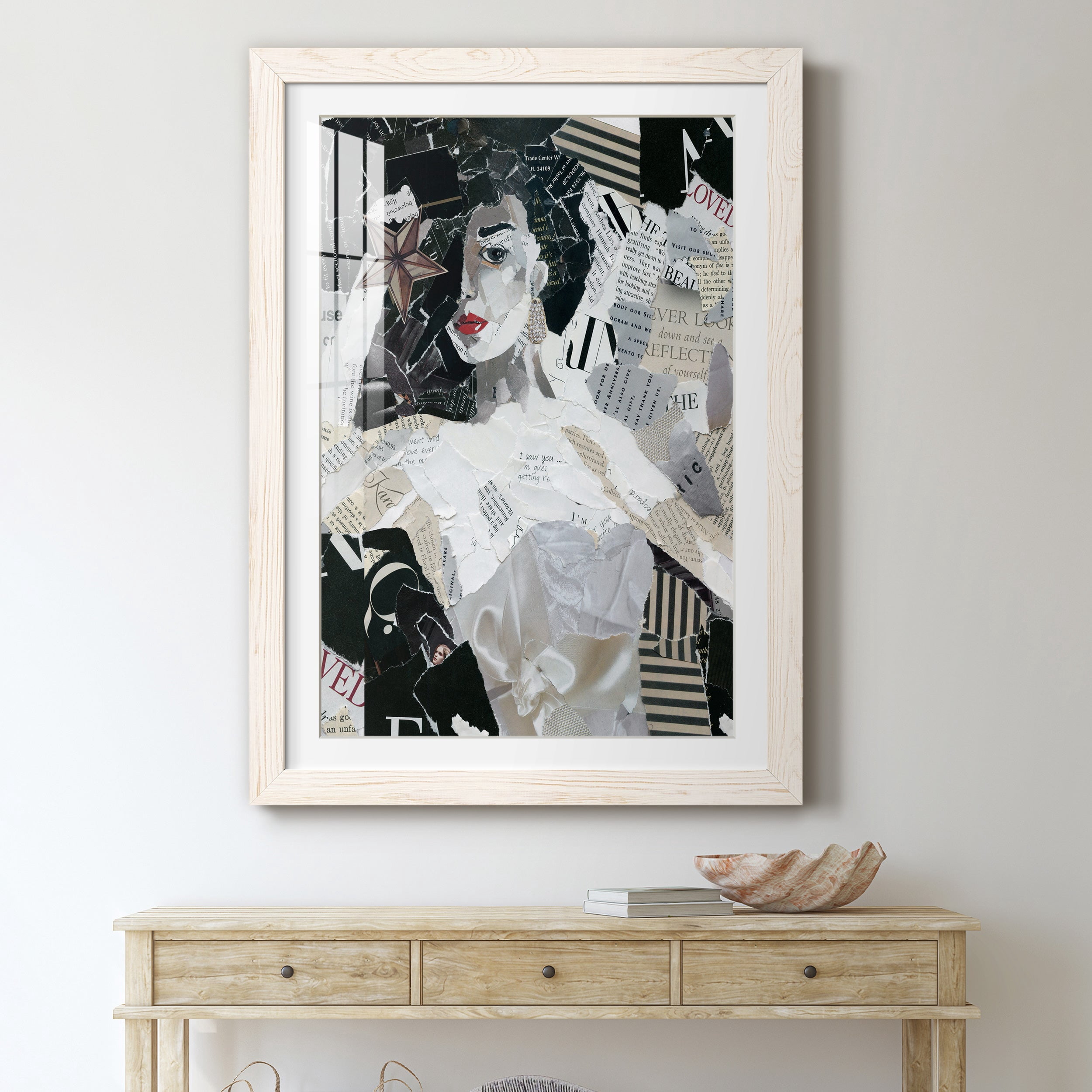 Runway Star - Premium Framed Print - Distressed Barnwood Frame - Ready to Hang
