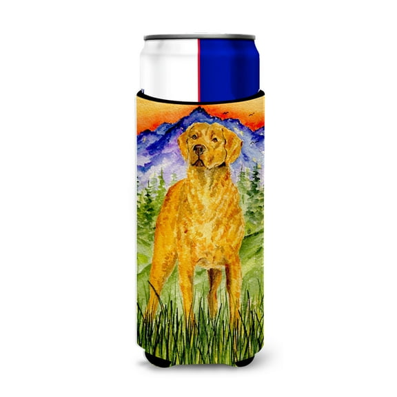 Caroline's Treasures SS8449MUK Chesapeake Bay Retriever Ultra Hugger for slim cans, Slim Can, multicolor