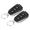 thumbnail image 3 of Sistema de alarma universal para coche, 3 botones, cierre centralizado sin llave, kit de control remoto, color negro, 3 of 11