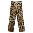 thumbnail image 3 of Animal Print Pajamas Leisure Trousers Soft Warm Sleepwear Bottoms Loose Retro Nightwear, 3 of 6