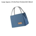 thumbnail image 3 of Advancent Bolsa de almacenamiento para almuerzo de Camping, organizador térmico portátil, bolso de mano, caja de organización, bolsa para Kits de desorden para acampar Azul Largo, 3 of 6