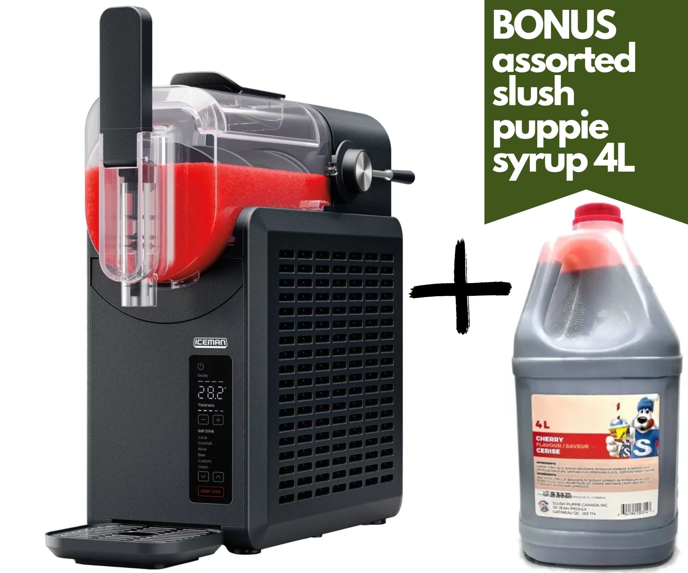 【iceman】 ICEMAN Slush-Ease 1.5L(1.59 QT) Slushy Frozen Drink Maker