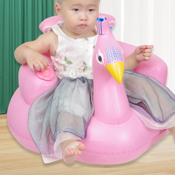 Asiento Inflable para Bebé Hugo Asiento de Silla de Bebé Rosa