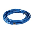 thumbnail image 2 of StarTech.com 15 ft. (4.6 m) Cat5e Ethernet Cable - Power Over Ethernet - Shielded - Blue - Ethernet Network Cable (S45PATCH15BL) - Patch cable - RJ-45 (M) to RJ-45 (M) - 15 ft - shielded - CAT 5e - molded, snagless - blue, 2 of 8
