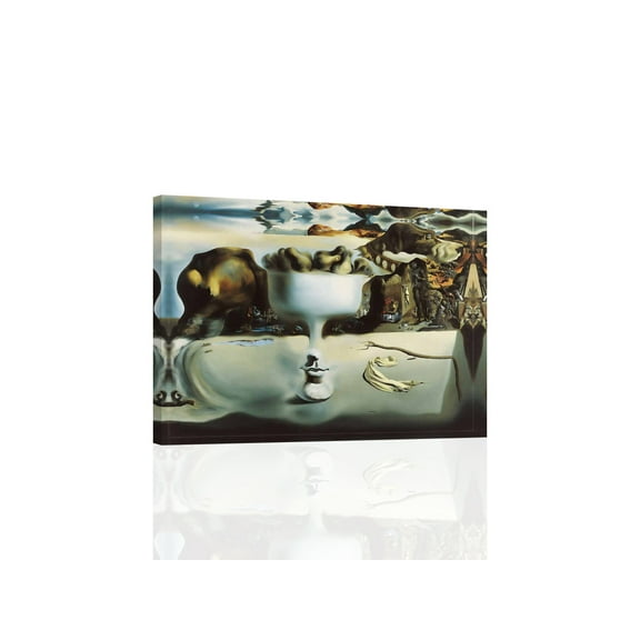 Salvador Dali Apparition Of A Face And Fruit Dish - Canvas OR Print Wall Art