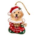 thumbnail image 2 of Christmas Acrylic Dog Ornament, 2D Flat Hanging Tree Pendant, Xmas Window Party Home Decor Use, 2 of 6