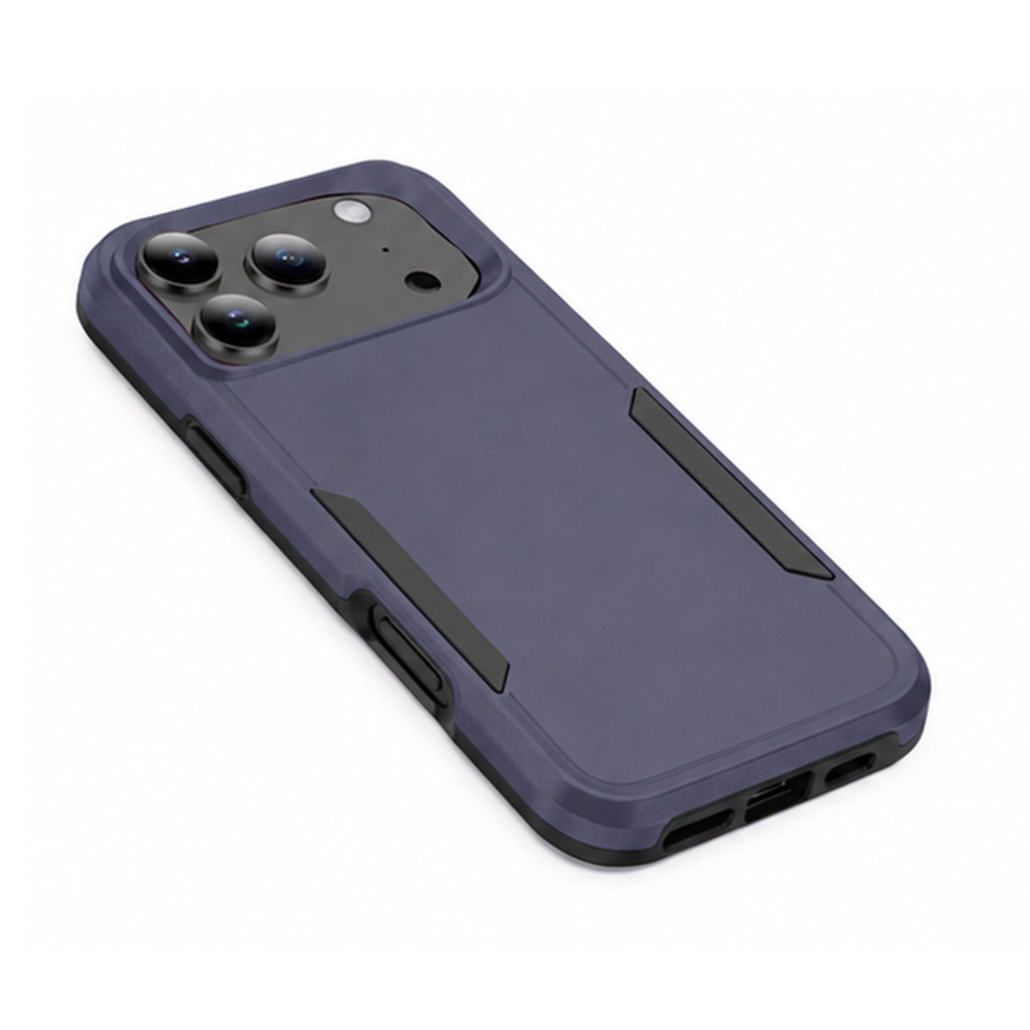 Heavy Duty Dual Layers Protective Case for iPhone 17 Pro Max - Blue