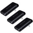 thumbnail image 1 of Cargador de pared USB OKRAY 5V/3A con dos puertos USB-A, paquete de 3, negro, 1 of 7
