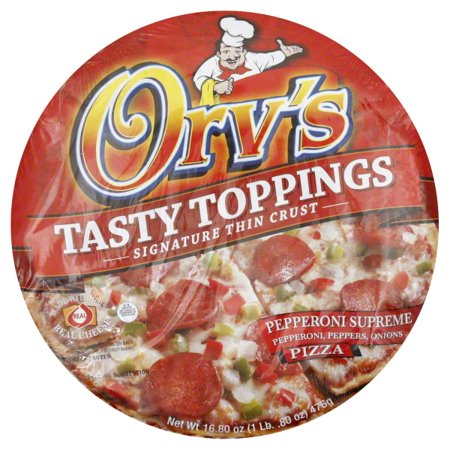 Orvs Tasty Toppings Pepperoni Supreme Pizza, 16.8 oz