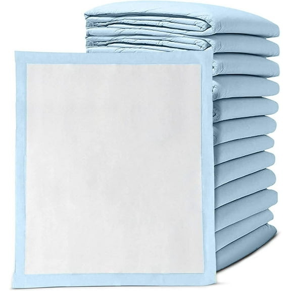 100 Disposable Incontinence Underpads 23x24 Large Quilted Bed Pads Pee Pads