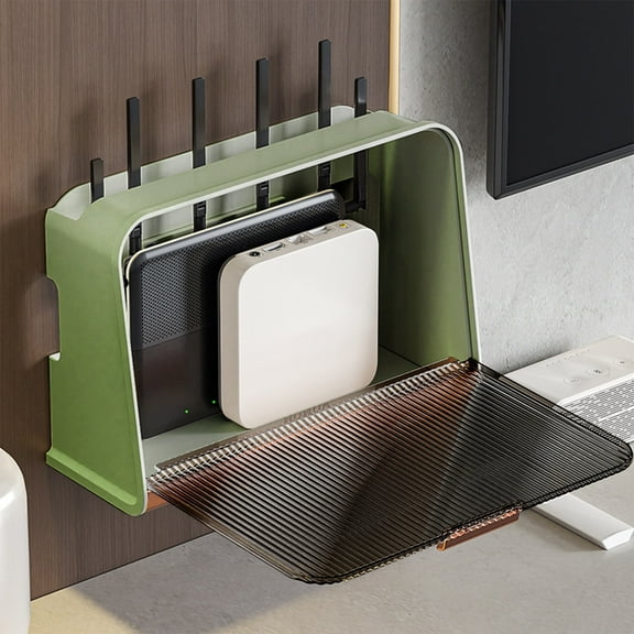 Miogawg Wifi Storage Box, Wall Mount Wifi Router Box, Hider Decorative Router Storage Box