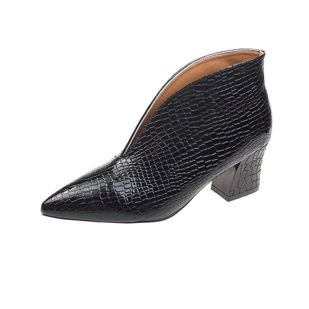 Zapatos de tacón de charol de serpiente para mujer Gao Jinjia LED