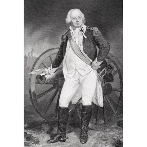 Benjamin Lincoln 1733 -1810 Army Officer During American Revolution Suppressed Shays Rebellion In Western Massachuset 2 Poster Print, Large - 22 x 34