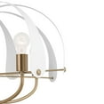 thumbnail image 3 of 52572CPZ Kichler Lighting Petal - 5 Light Chandelier-16 Inches Tall and 31 Inches Wide, 3 of 9