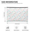 thumbnail image 3 of Cauagu Colorful Seashells1 for Tyvek Makeup Bag,Reusable Travel Cosmetic Bag Women Organizer Toiletry Bag Birthday,Gifts for Women Girlfriend Mom Teacher 6.5’’*8.9’’, 3 of 7
