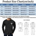 thumbnail image 3 of VJATTWR Sun Shirts for Men Lightweight Breathable Long Sleeve T Shirt Casual Workout Crew Neck T Shirts Solid Color Tops Light Xxxl, 3 of 4