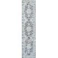 thumbnail image 2 of JONATHAN Y WASHABLE 2 x 8 Runner Rug, Bausch Bohemian Distressed Chenille - Dark Gray/Blue, WSH201D-28, 2 of 9