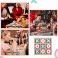 thumbnail image 3 of Juego Tic Tac Toe de madera, 18 x 18 cm, rosa y azul, 3 of 6