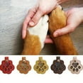 thumbnail image 2 of Leather Keychain Pet Hair Memory Charm - Cute Dog Cat Pendant, Portable & Exquisite, 2 of 8