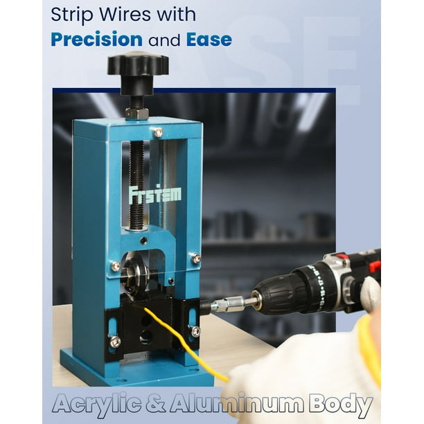 Frstem Manual Wire Stripping Machine, 0.06''-0.98'' Wire Stripper
