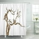 thumbnail image 1 of Cortinas de Ducha ABPHQTO Árbol Seco Rama Madera Blanco Impermeable 165x180 cm, 1 of 2