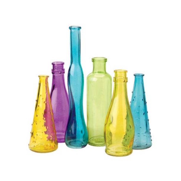 Gardener's Supply Company Glass Bottle Tree Bottles Pastel ...