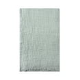 thumbnail image 4 of Muslin Blanket 4 Layers, Soft Bedspread, 100% Turkish Cotton Muslin Bed Cover, Reversible Coverlet, Green, 95x102 inches, King Size, 4 of 5