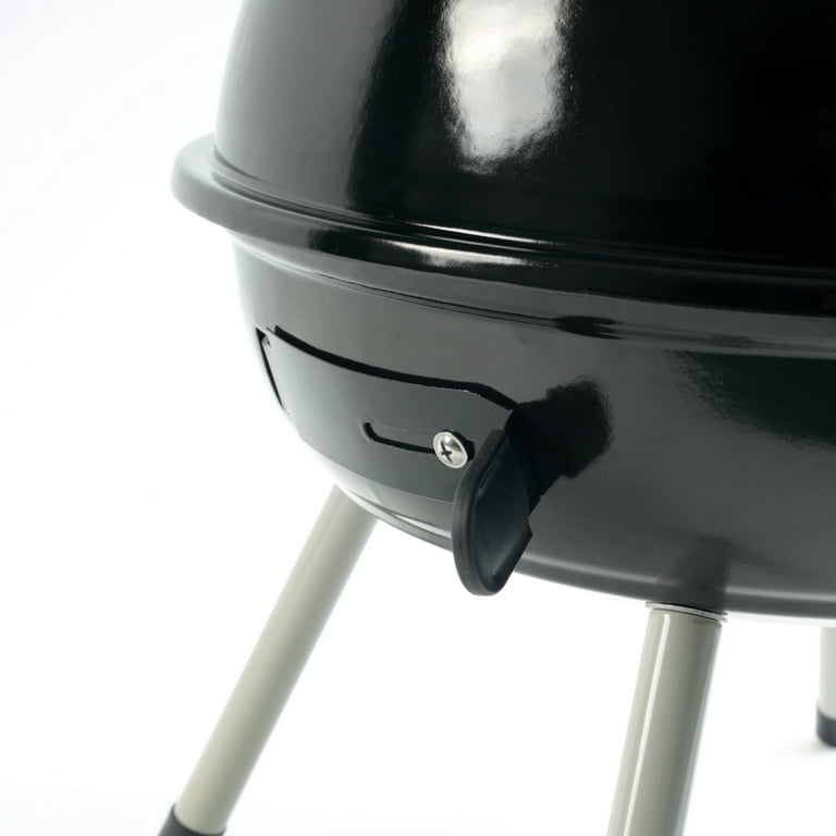 Expert Grill 14.5'' Steel Portable Charcoal Grill, Black 