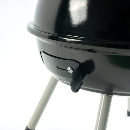 Expert Grill 14.5'' Steel Portable Charcoal Grill, Black