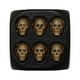 thumbnail image 5 of 10x Novedad Resina Negra Cráneo Dados Seis Caras D6 3D Esqueleto Dados Juego De Mesa Sunnimix Novedad dados de calavera de resina negra, 5 of 8