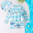 thumbnail image 5 of SUYOLL Toddler Boys Girls Swim Suit Cartoon Printed Buoyancy Training Swimwear Beach Sports Summer Floral Water Sport Swim Suit, 5 of 6