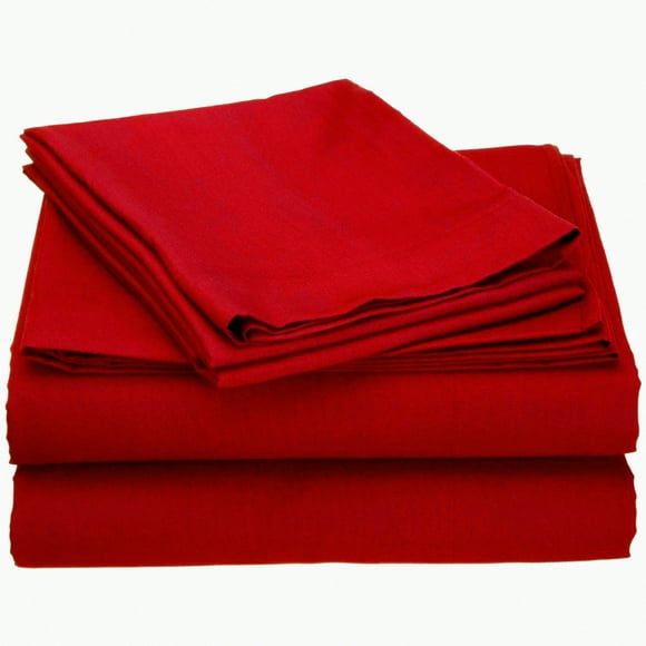 Luxury Burgundy Full Bed Sheet Set - Grand Collection 1200 Thread Count Solid Sheets - Soft, Cozy, and Durable for a Restful Night's Sleep