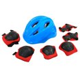thumbnail image 2 of Soidarity Conjunto de equipo de protección para patinaje, protector de muñeca para rodilla, coderas, patineta para bicicleta, rodillo de patinaje sobre Ciclismo Azul Soidarity OD001572-01, 2 of 6