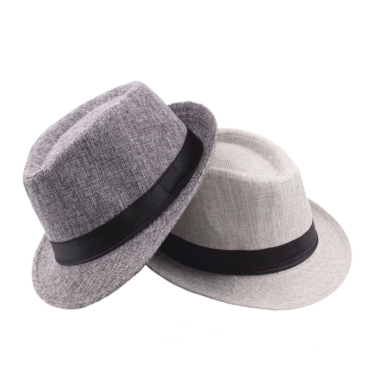 Limei Panama Straw Hats for Men Women Summer Beach Sun Hat  display picture 1
