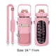 thumbnail image 3 of Deporte botella de agua cubierta de neopreno con correa de senderismo al aire libre (rosa) Likrtyny Para estrenar, 3 of 8