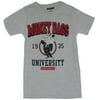 Monopoly Mens T-Shirt - "Money Bags University" 1935 Pennybags Image (Small)
