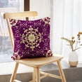 thumbnail image 5 of LALILO Throw Pillow Covers Baroque Damask Floral Stylish Graphic Golden Cushion Cover 18" x 18", 2 Pack, 5 of 6