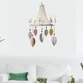 thumbnail image 4 of Homeer Window Decoration Hanging Pendant Hanging Leaf Pendant Non-Corrosive Metal Leaf Decor Rust-Proof Long Lasting Window Decoration, 4 of 5