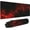 Black Rad, variant on XL Red & Black Mouse Pad Large Gaming Desk Mat NonSlip 31.5x11.8 Inch Desk Pad Durable Computer Mouse Pad for Home Office Ideal for Gamers and Professionals