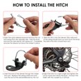 thumbnail image 4 of Trailer Bike Trailer Hitch  Stainless Steel 12.2MM-Hitch Coupler, 4 of 7