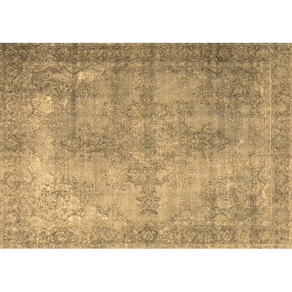 Ahgly Company Indoor Rectangle Persian Brown Traditional Area Rugs, 7' x 10'