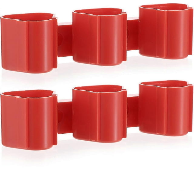 KAIYANG soportes de batería para soportes de almacenamiento de herramientas de batería Milwaukee con ranuras para batería, soportes de almacenamiento de batería Bosch de 12 V para montaje en pared, so