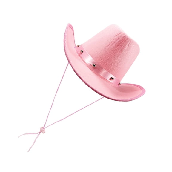 Aellinatey Stylish Western Hat Adjustable Rope Hat For Women Men Music Festival Headwear