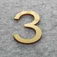 thumbnail image 1 of BKER Acrylic Three Digital Sticker Antique Bronze Gold/silver White Modern Style A Unique Combination Of Multifunctional Signage, 1 of 5