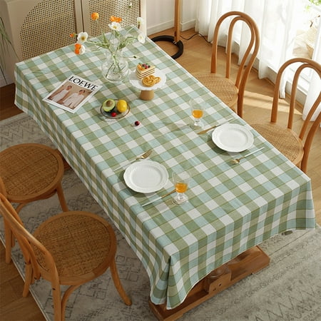 

Woobling Table Cloths Home Decor Tablecloths Washable Luxury Tablecloth Covers Decorative -proof Green Blue 55.12 *70.87 in