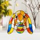 thumbnail image 4 of Decoración de Granja para el Hogar Conejos de Pascua Estilo Acrílico Ventana Colgando Ornamento 20cm para la Ventana Del Hogar Jardín Regalos de Vidrio, 4 of 7