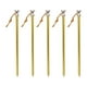 thumbnail image 1 of Estacas para tienda de campaña Strade Fareast Limited 5 estacas con tornillos y anclajes para el suelo dorado, 1 of 8