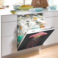 thumbnail image 2 of Yayeee Magnetic Dishwasher Cover for The Front Decoration Home Kitchen Machine Sticker Protector, UFO with Hearts Pattern, 2 of 6