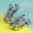 Blue, variant on Kids Dinosaur Print Shoes Boys Girls Slides Slippers Indoor Outdoor Children Water Shower Beach Pool Sandals, White